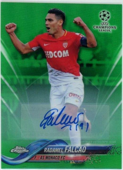 Radamel Falcao [Autograph Green Refractor] #43