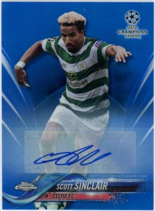 Scott Sinclair [Autograph Blue Refractor] #40