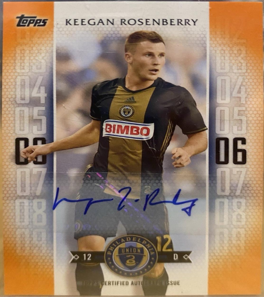 Keegan Rosenberry [Autograph Orange] #151