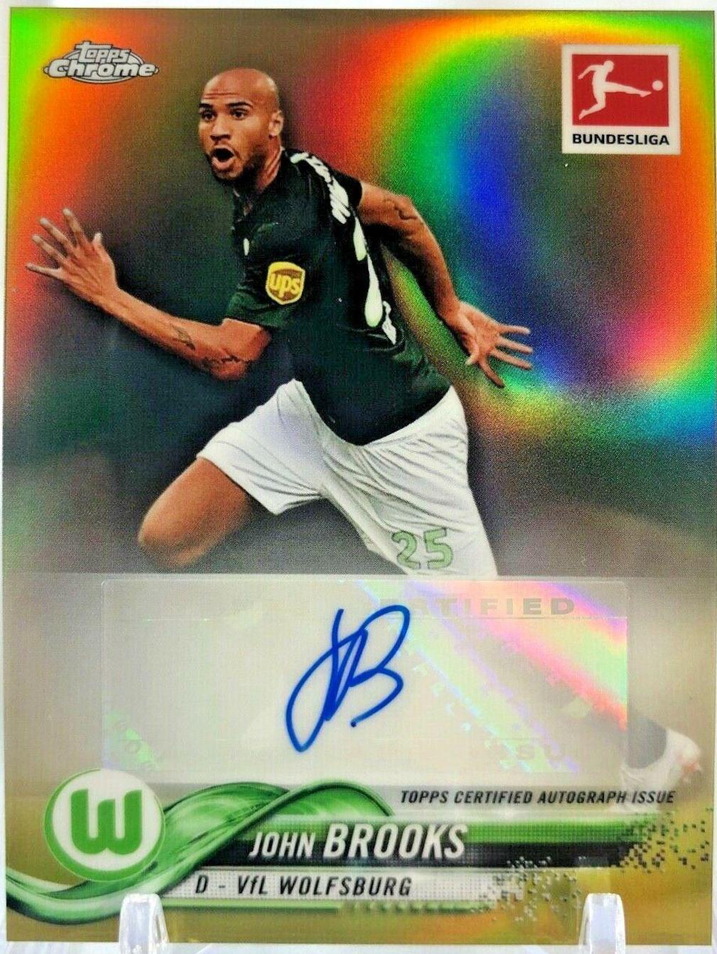 John Brooks [Autograph Gold Refractor] #15