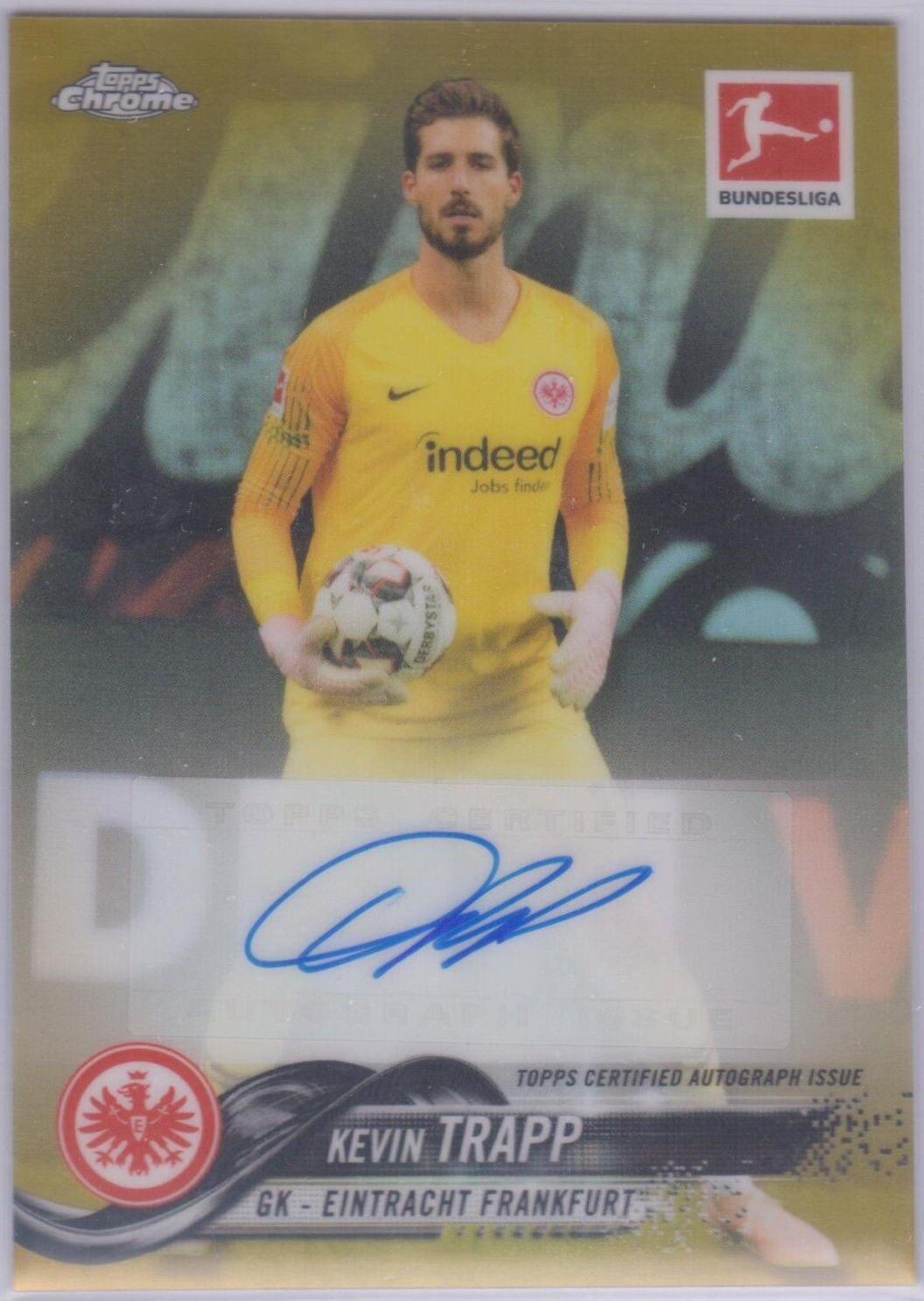 Kevin Trapp [Autograph Gold Refractor] #44