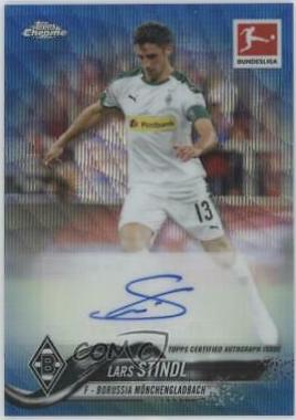 Lars Stindl [Autograph Blue Wave Refractor] #36