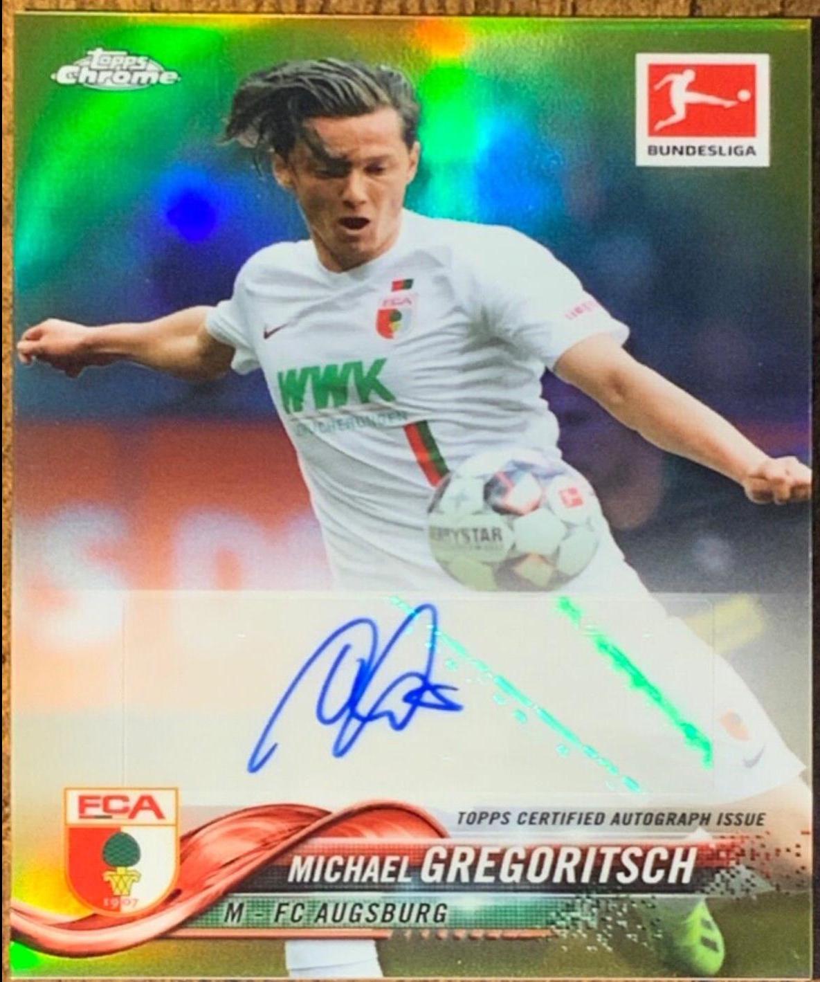 Michael Gregoritsch [Autograph Gold Refractor] #13