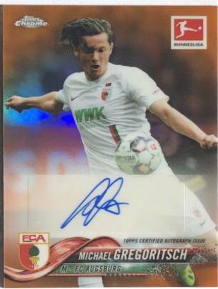 Michael Gregoritsch [Autograph Orange Refractor] #13