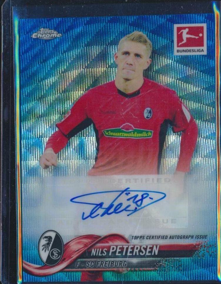 Nils Petersen [Autograph Blue Wave Refractor] #27