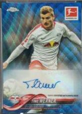 Timo Werner [Autograph Blue Wave Refractor] #25