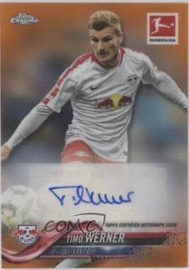 Timo Werner [Autograph Orange Refractor] #25