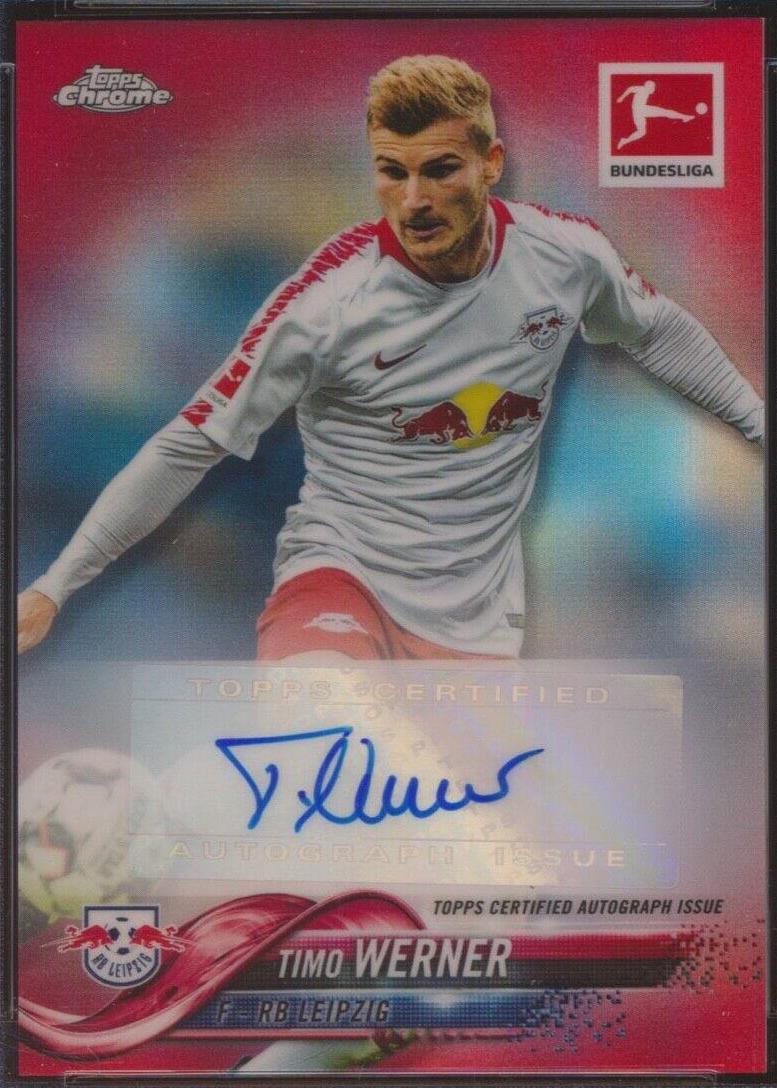 Timo Werner [Autograph Red Refractor] #25