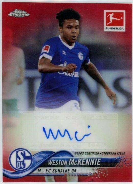 Weston McKennie [Autograph Red Refractor] #61