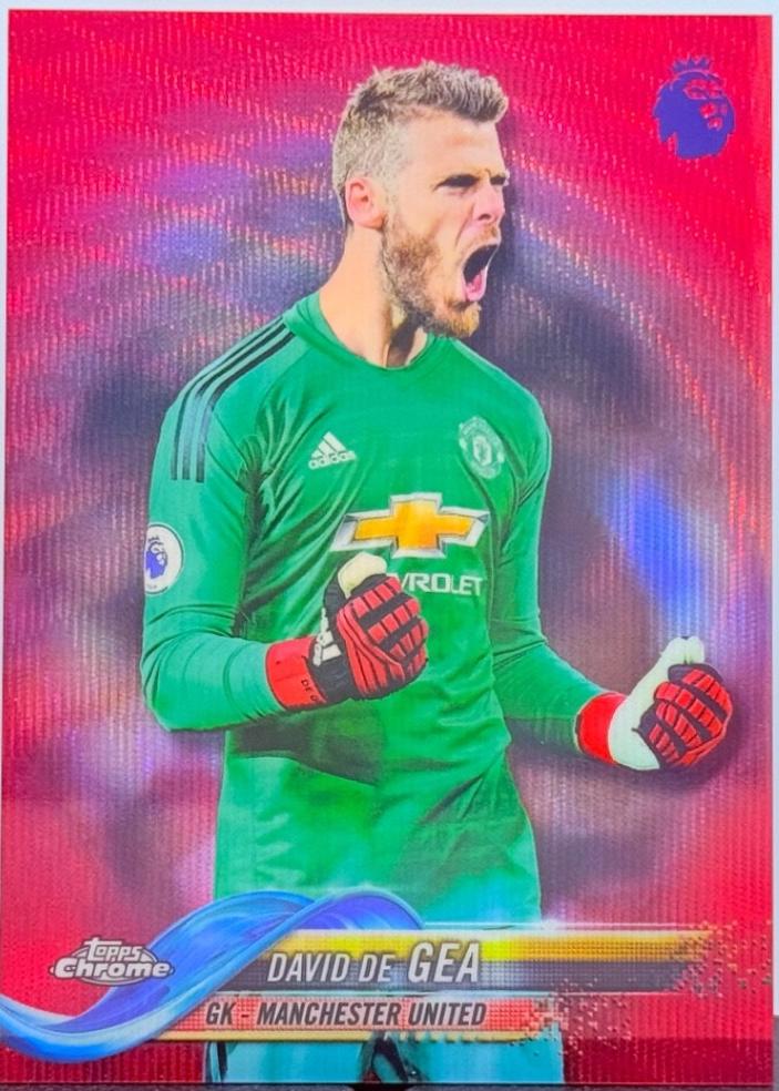 David de Gea [Red Wave Refractor] #23