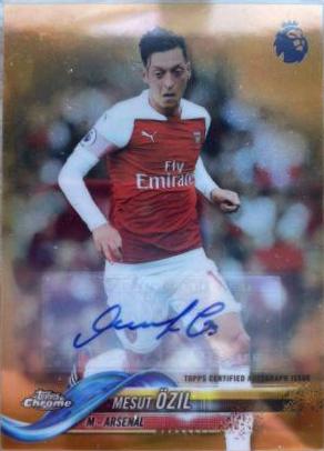 Mesut Ozil [Autograph Orange Refractor] #90