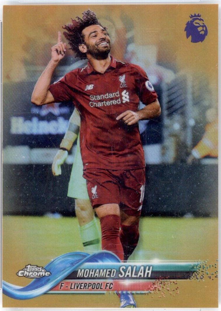 Mohamed Salah [Orange Refractor] #100