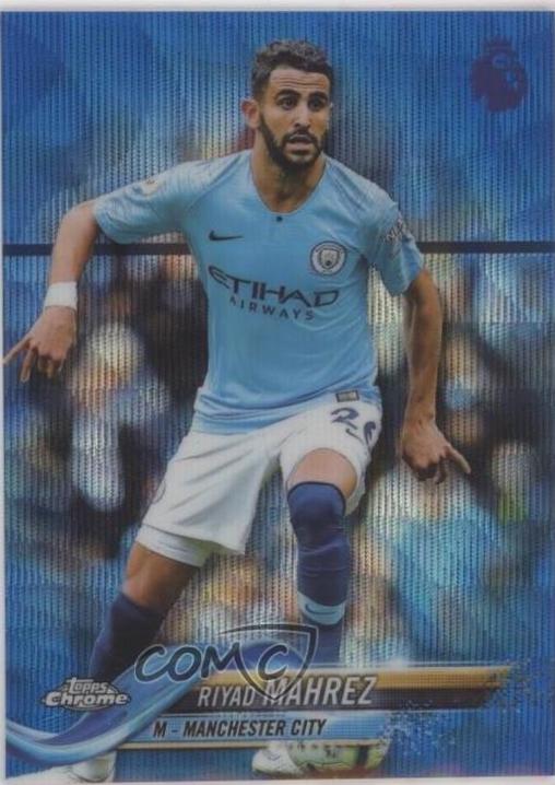 Riyad Mahrez [Blue Wave Refractor] #92