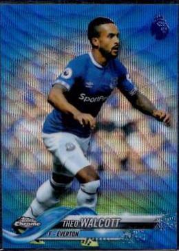 Theo Walcott [Blue Wave Refractor] #28