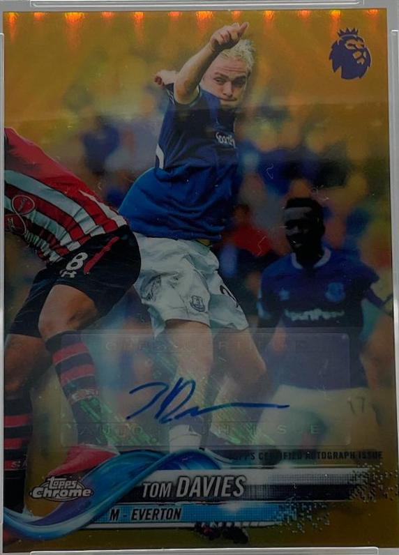 Tom Davies [Autograph Gold Refractor] #3