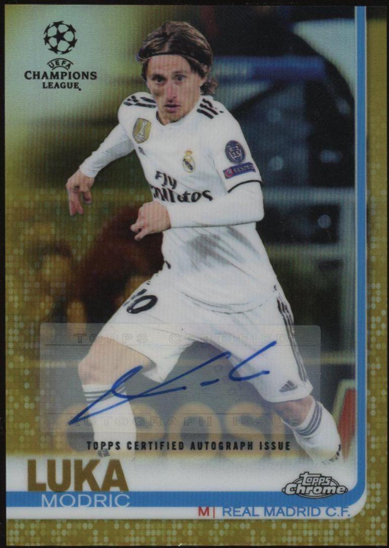 Luka Modric [Autograph Gold Refractor] #25