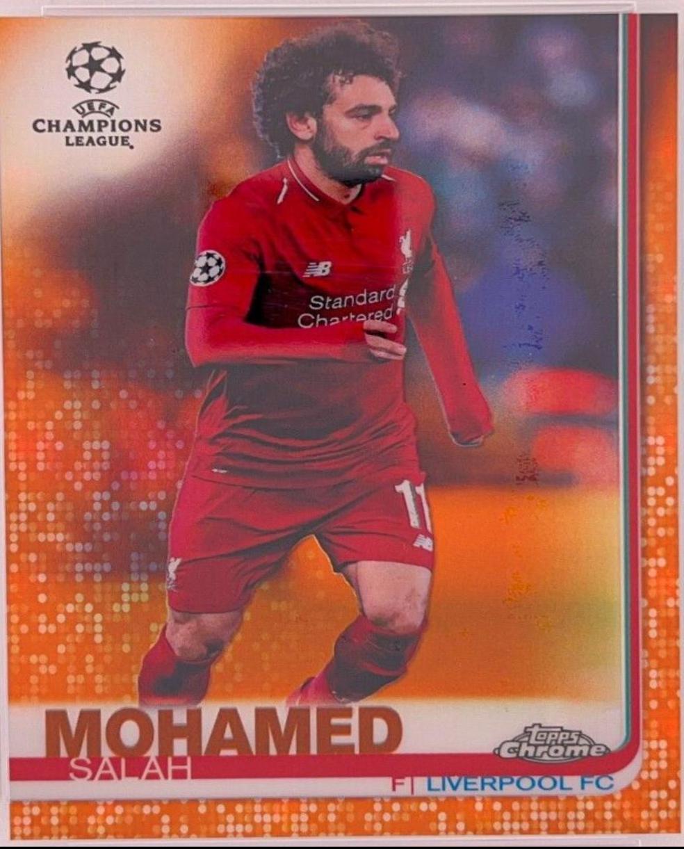 Mohamed Salah [Orange Refractor] #87