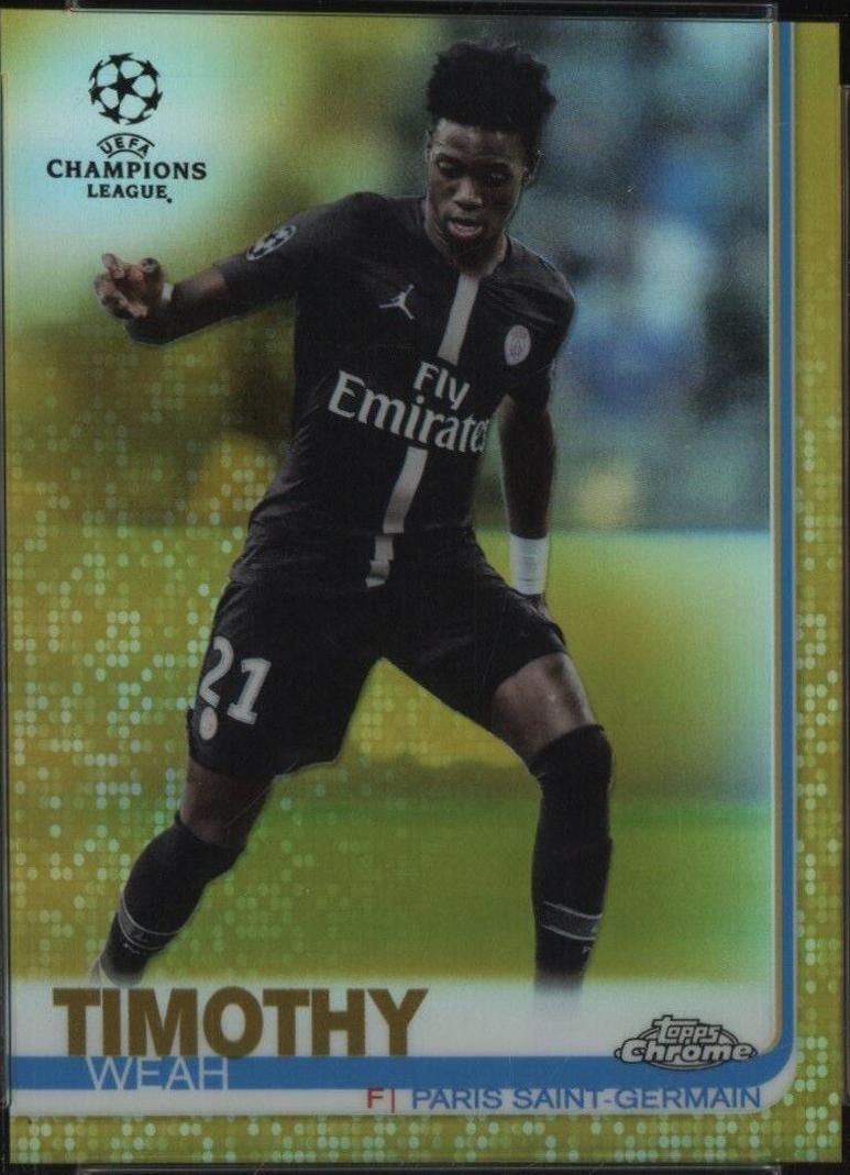 Timothy Weah [Gold Refractor] #92