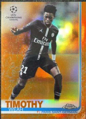 Timothy Weah [Orange Refractor] #92