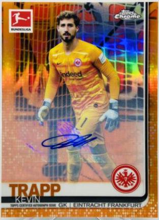 Kevin Trapp [Autograph Orange Refractor] #80