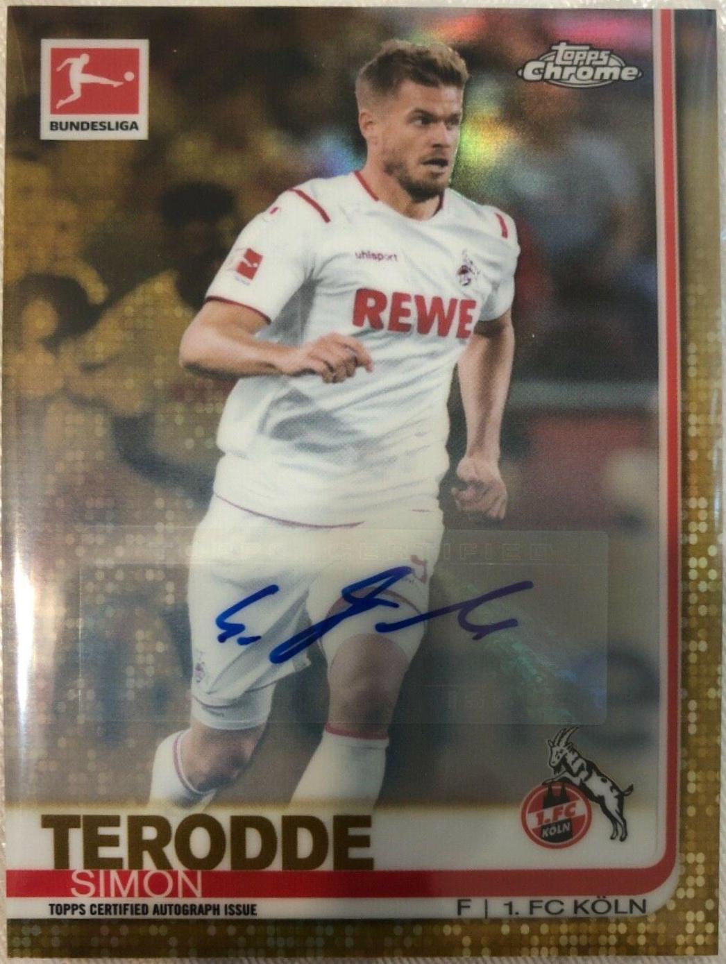 Simon Terodde [Autograph Gold Refractor] #21