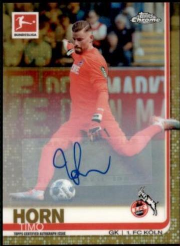 Timo Horn [Autograph Gold Refractor] #40