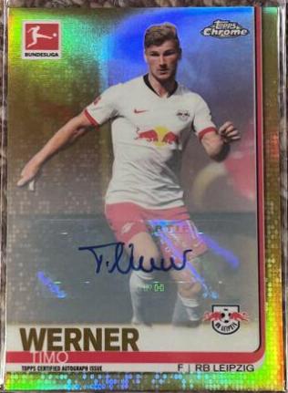 Timo Werner [Autograph Gold Refractor] #90