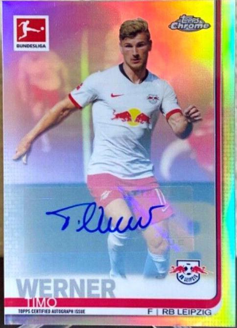 Timo Werner [Autograph Orange Refractor] #90
