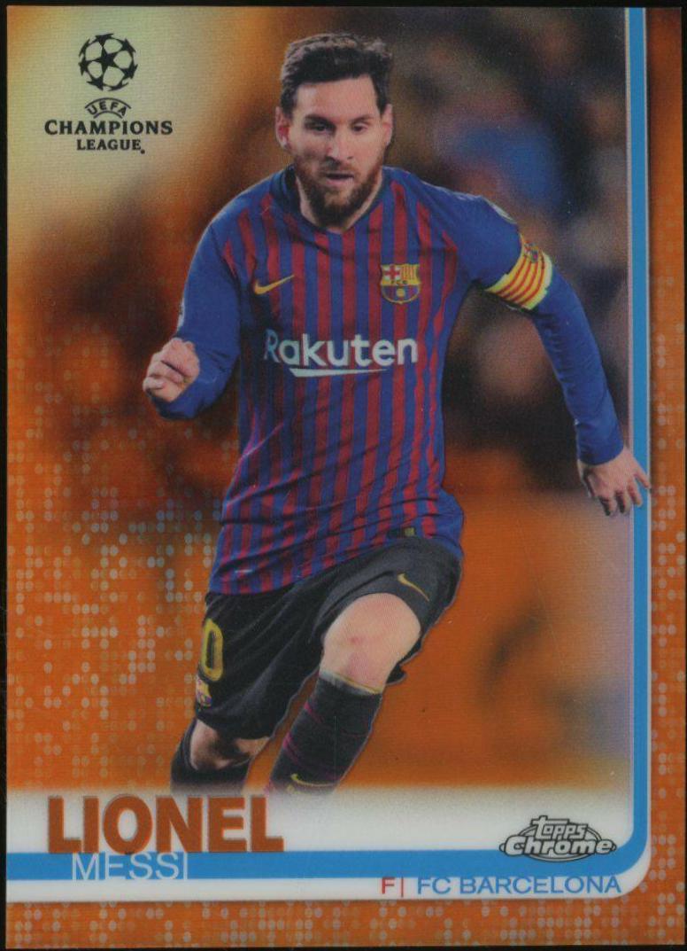 Lionel Messi [Orange Refractor] #1