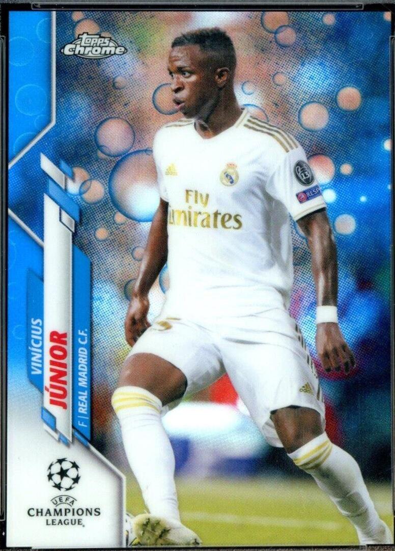 Vinicius Junior [Blue Bubbles Refractor] #33