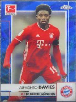 Alphonso Davies [Blue Wave Refractor] #82
