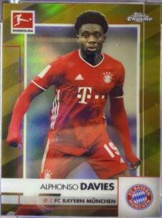 Alphonso Davies [Gold Refractor] #82