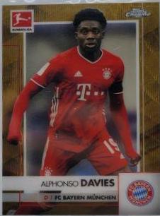 Alphonso Davies [Gold Wave Refractor] #82
