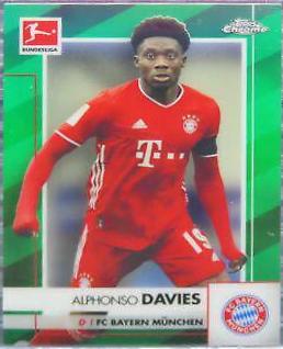 Alphonso Davies [Green Refractor] #82
