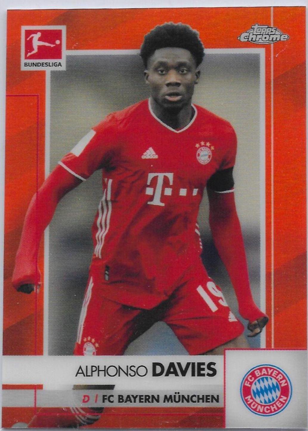 Alphonso Davies [Orange Refractor] #82