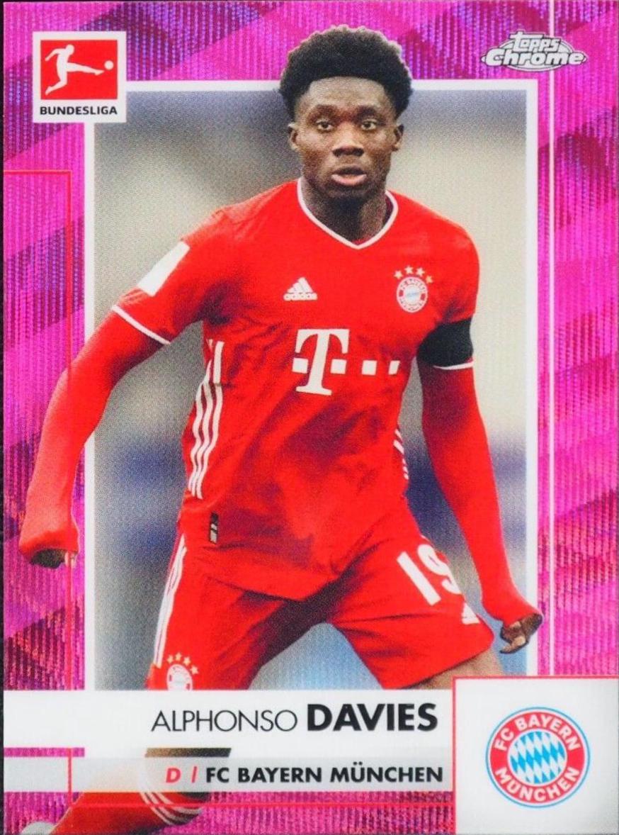 Alphonso Davies [Pink Wave Refractor] #82