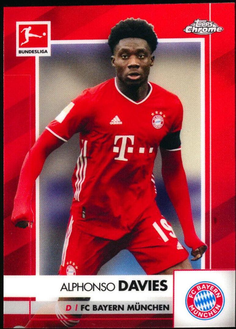 Alphonso Davies [Red Refractor] #82