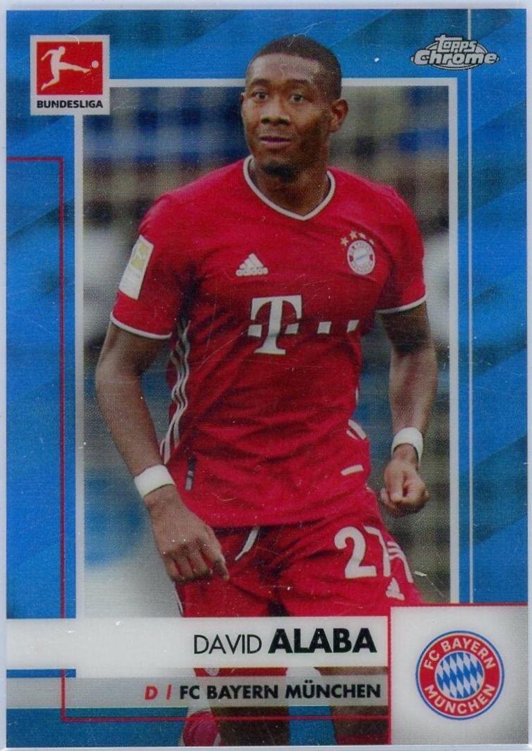 David Alaba [Blue Refractor] #79