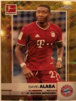 David Alaba [Gold Wave Refractor] #79