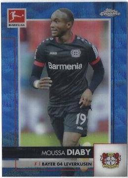 Moussa Diaby [Blue Wave Refractor] #62