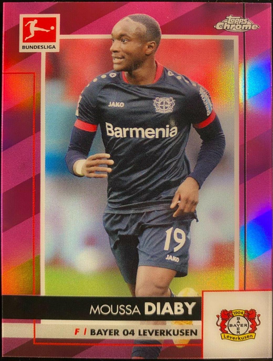 Moussa Diaby [Pink Refractor] #62