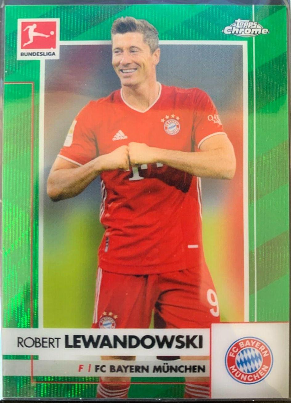 Robert Lewandowski [Green Wave Refractor] #80