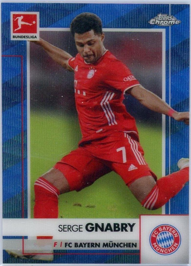 Serge Gnabry [Blue Wave Refractor] #81