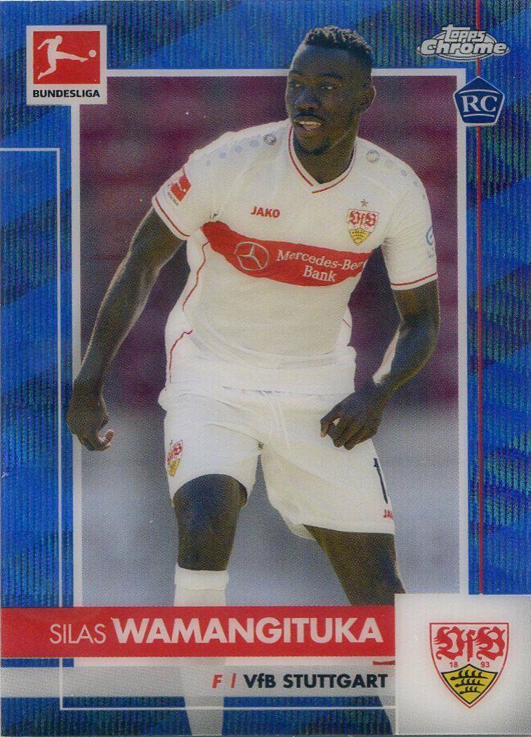 Silas Wamangituka [Blue Wave Refractor] #93
