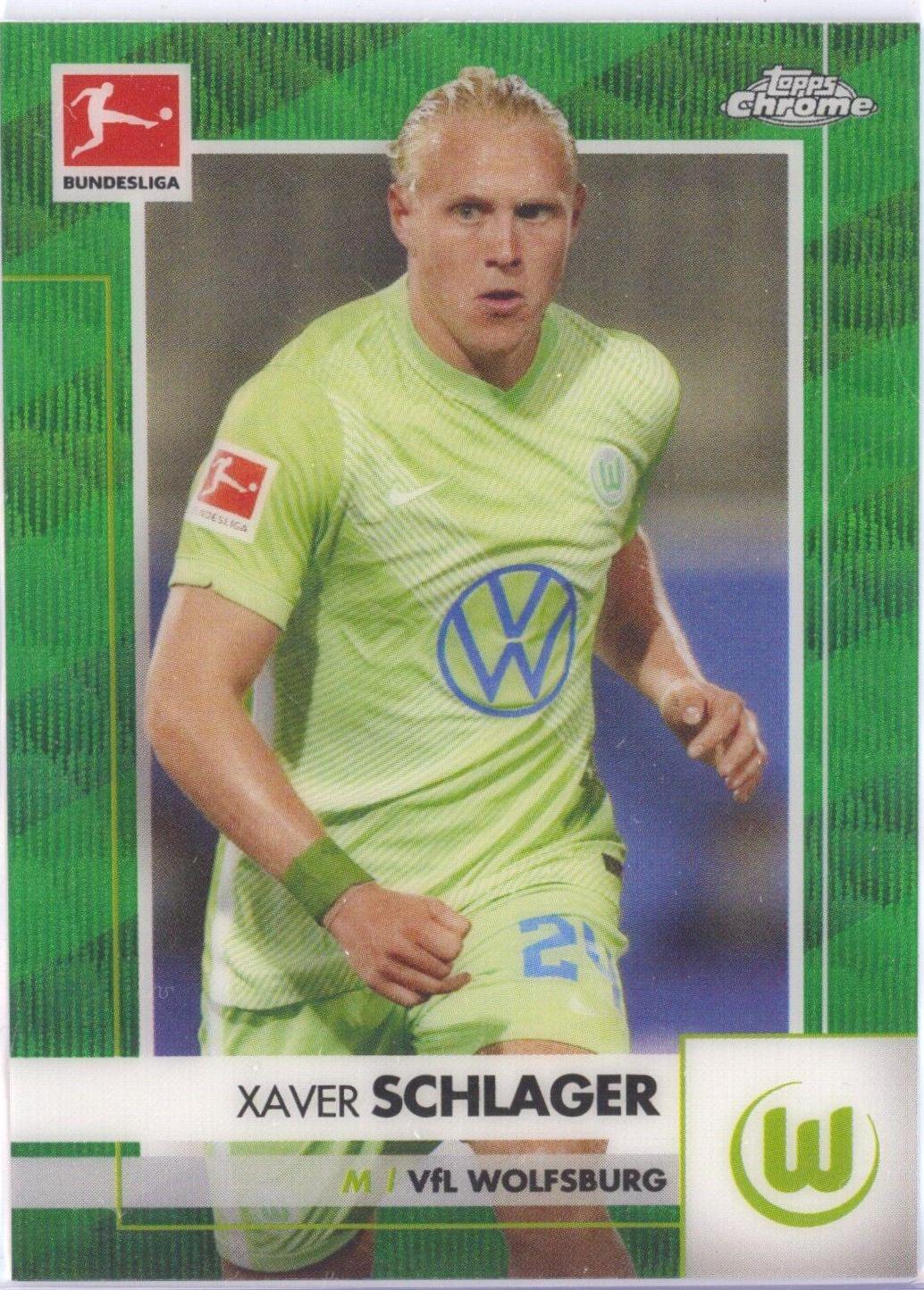 Xaver Schlager [Green Wave Refractor] #99