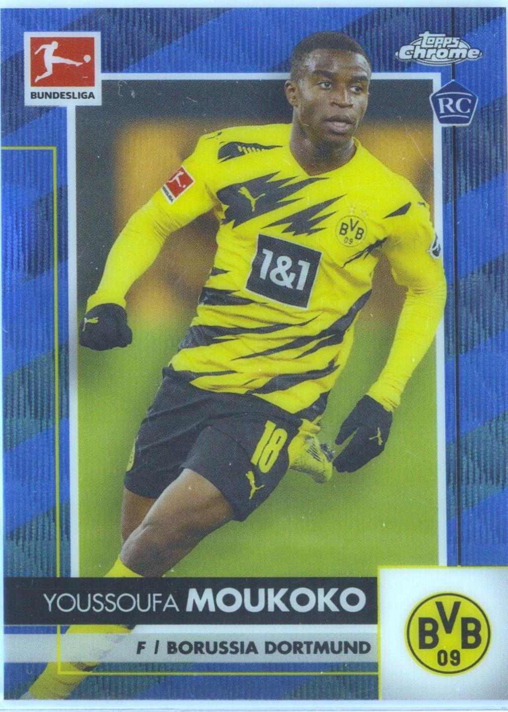 Youssoufa Moukoko [Blue Wave Refractor] #29
