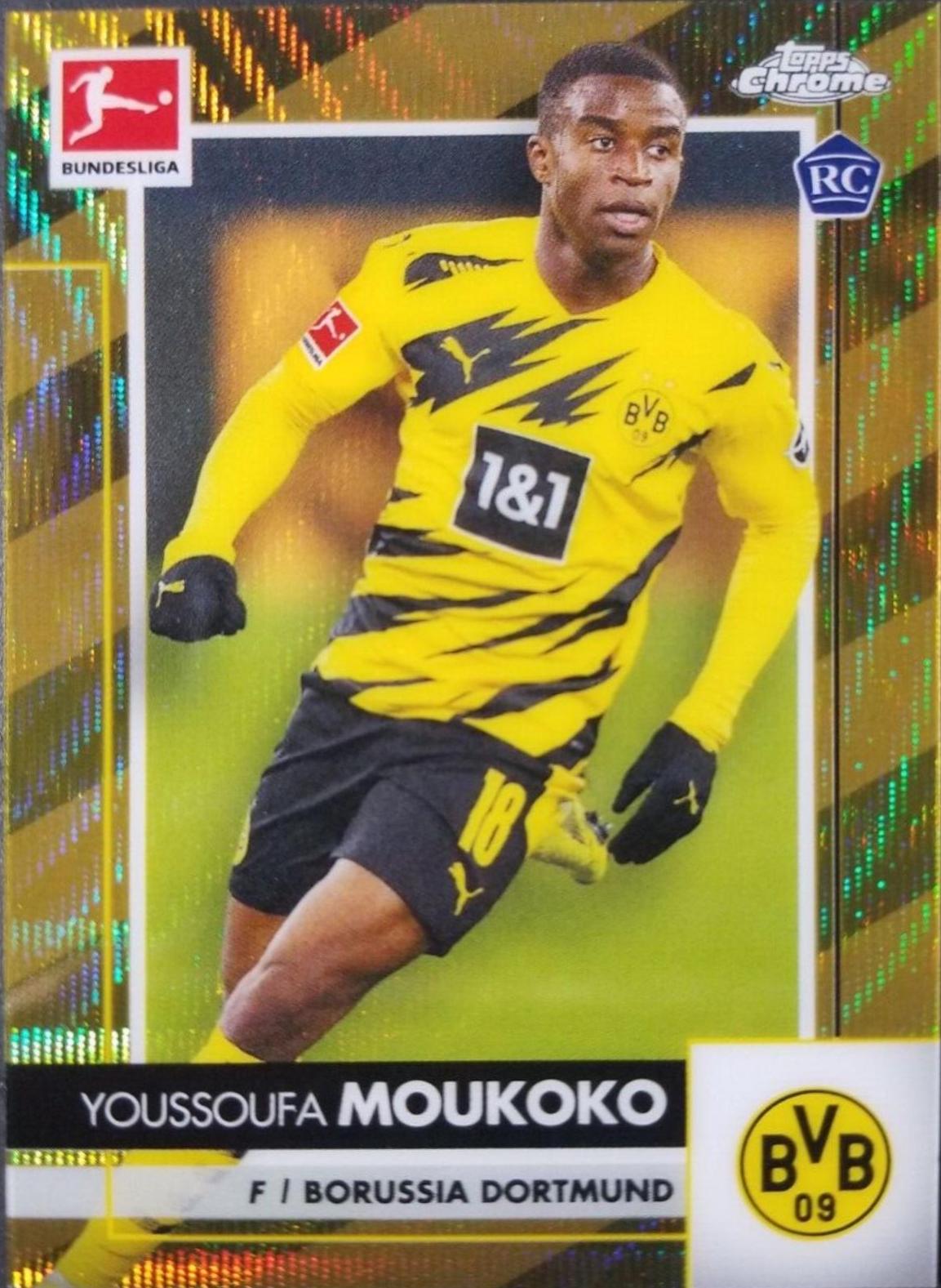 Youssoufa Moukoko [Gold Wave Refractor] #29