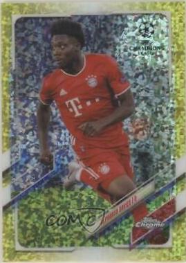 Alphonso Davies [Yellow Mini Diamond] #42