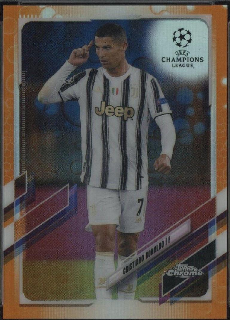 Cristiano Ronaldo [Orange Bubbles] #100