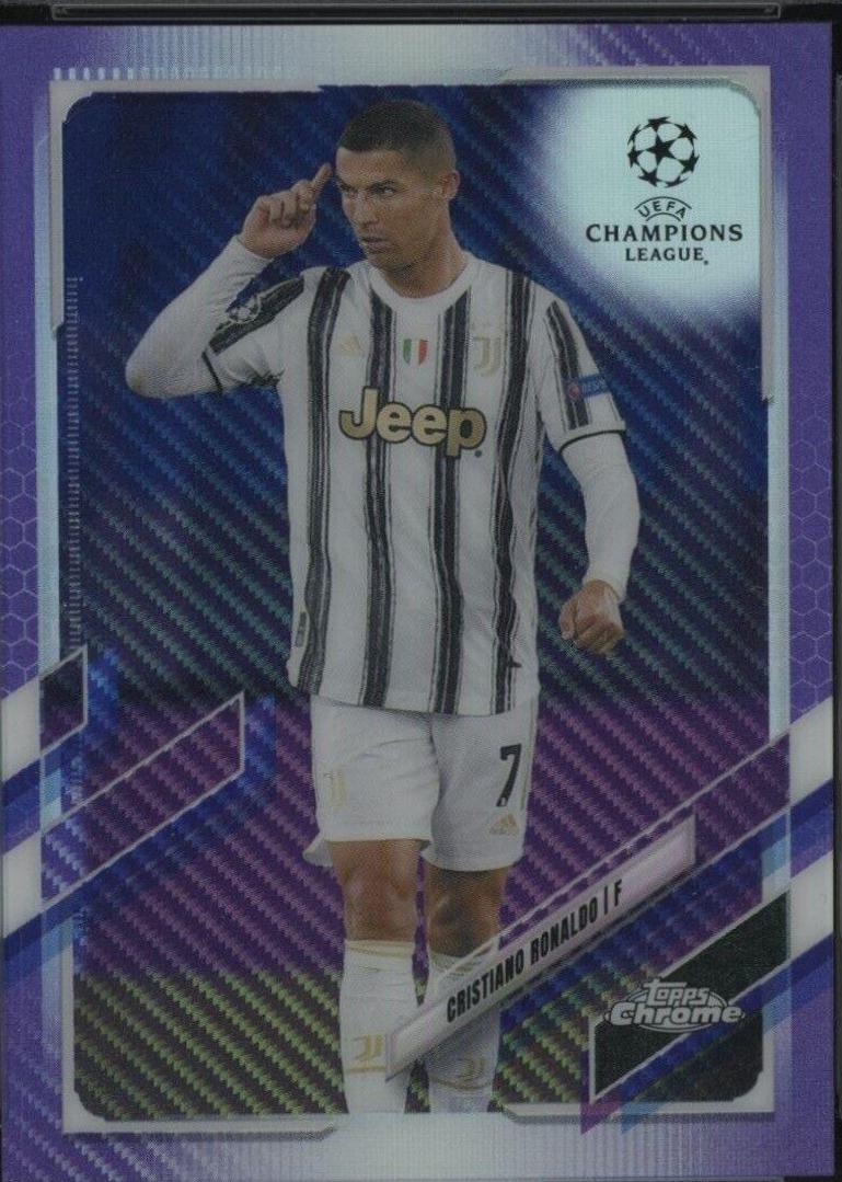 Cristiano Ronaldo [Purple Carbon Fiber] #100